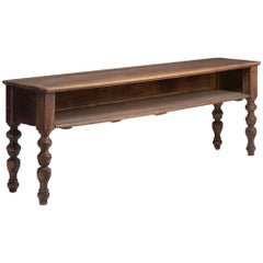 Walnut Convent Console, Italy, circa 1790