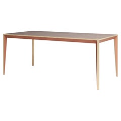 Walnut Copper Brown MiMi Dining Table by Miduny, Made in Italy