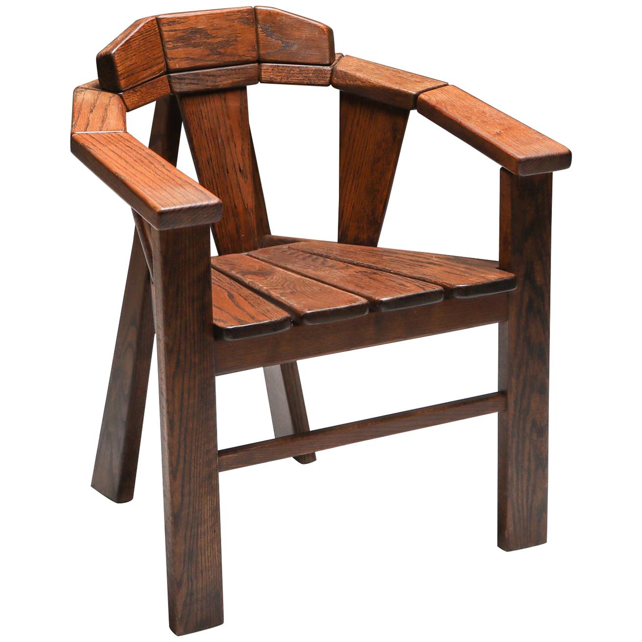 Craftsman Wood Chair 25 For Sale on 1stDibs