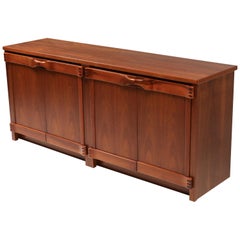 Credenza in noce di Franz Xaver Sproll, anni '60