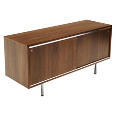 Walnut Credenza by George Nelson for Herman Miller, Restored