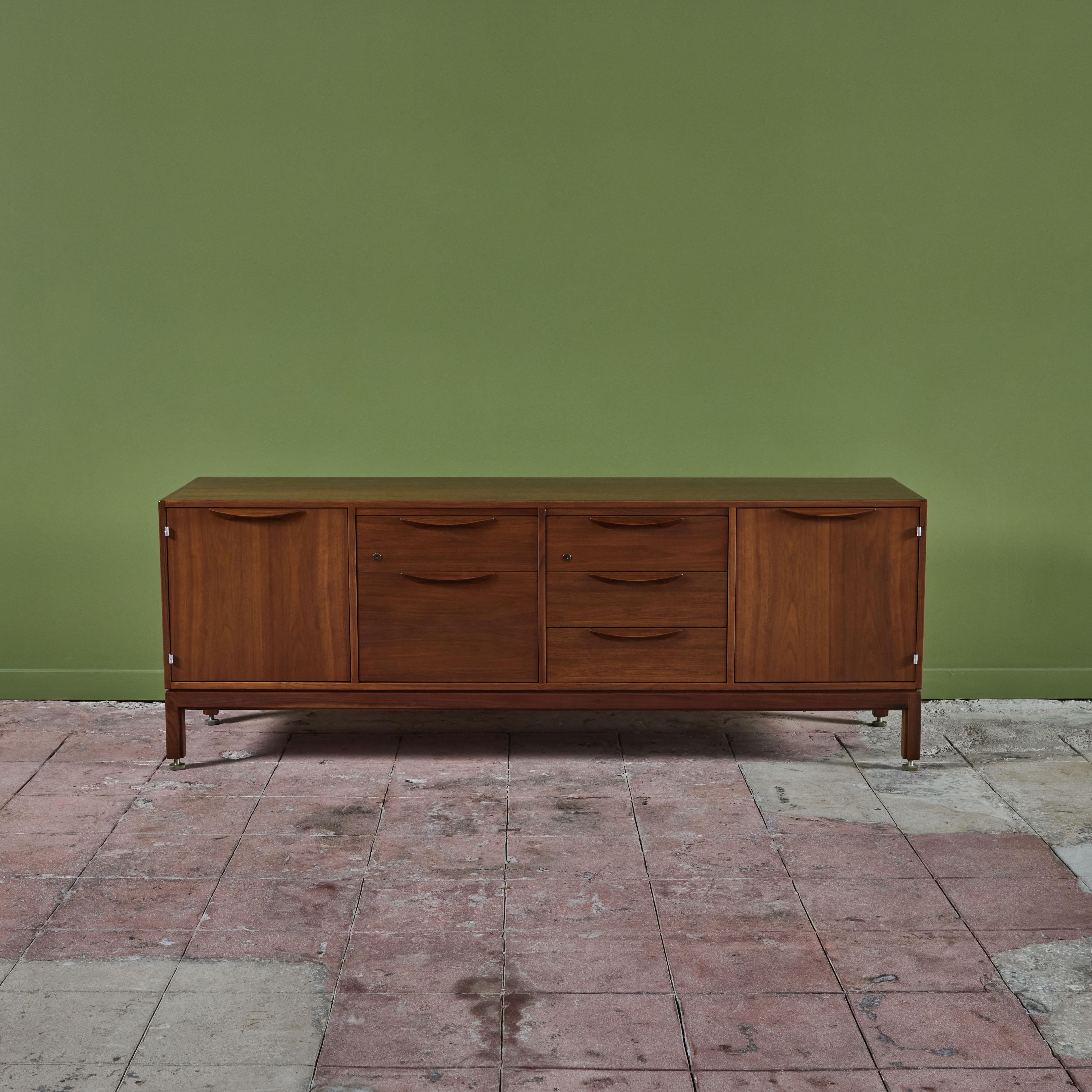 Walnut Credenza by Jens Risom 4