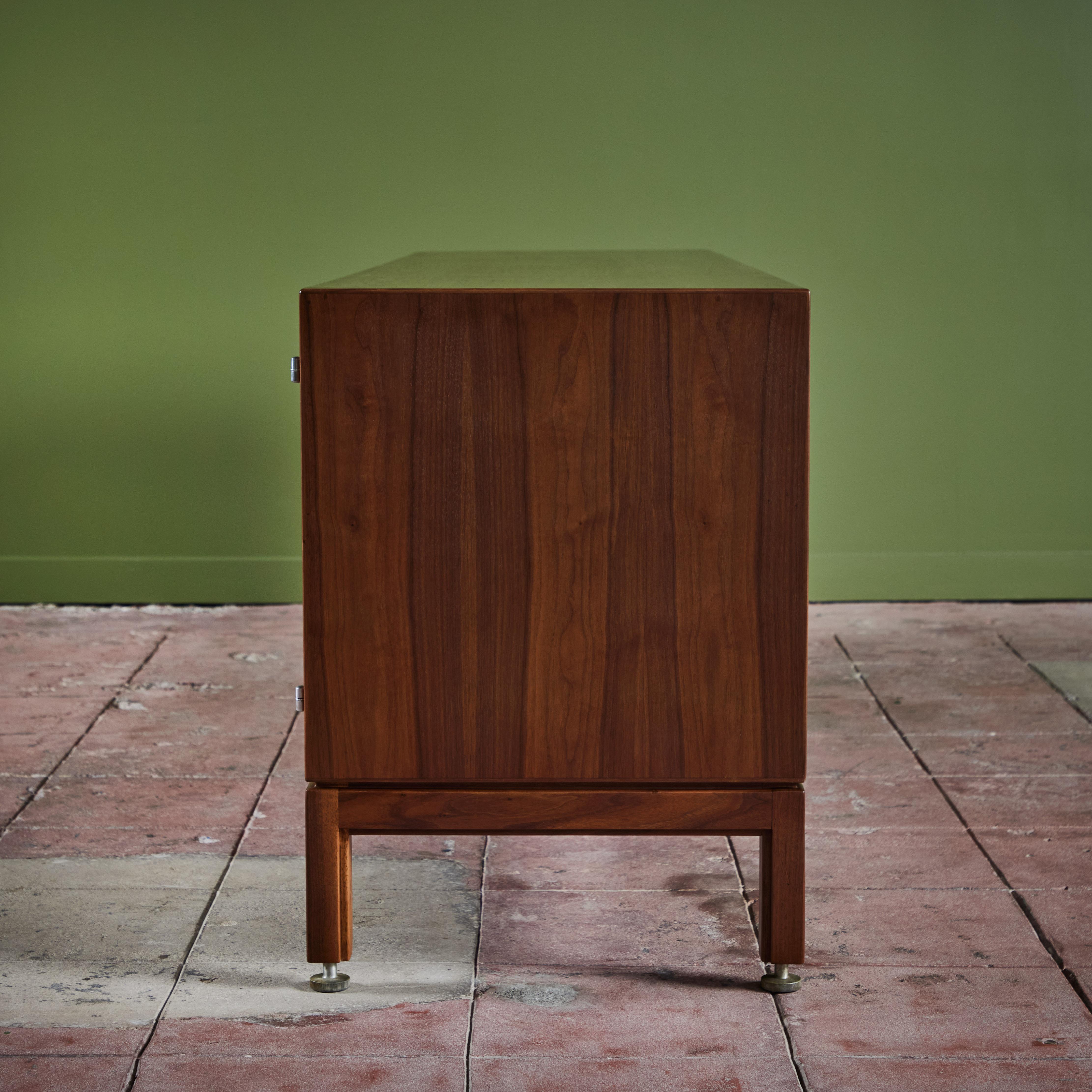 Walnut Credenza by Jens Risom For Sale 2