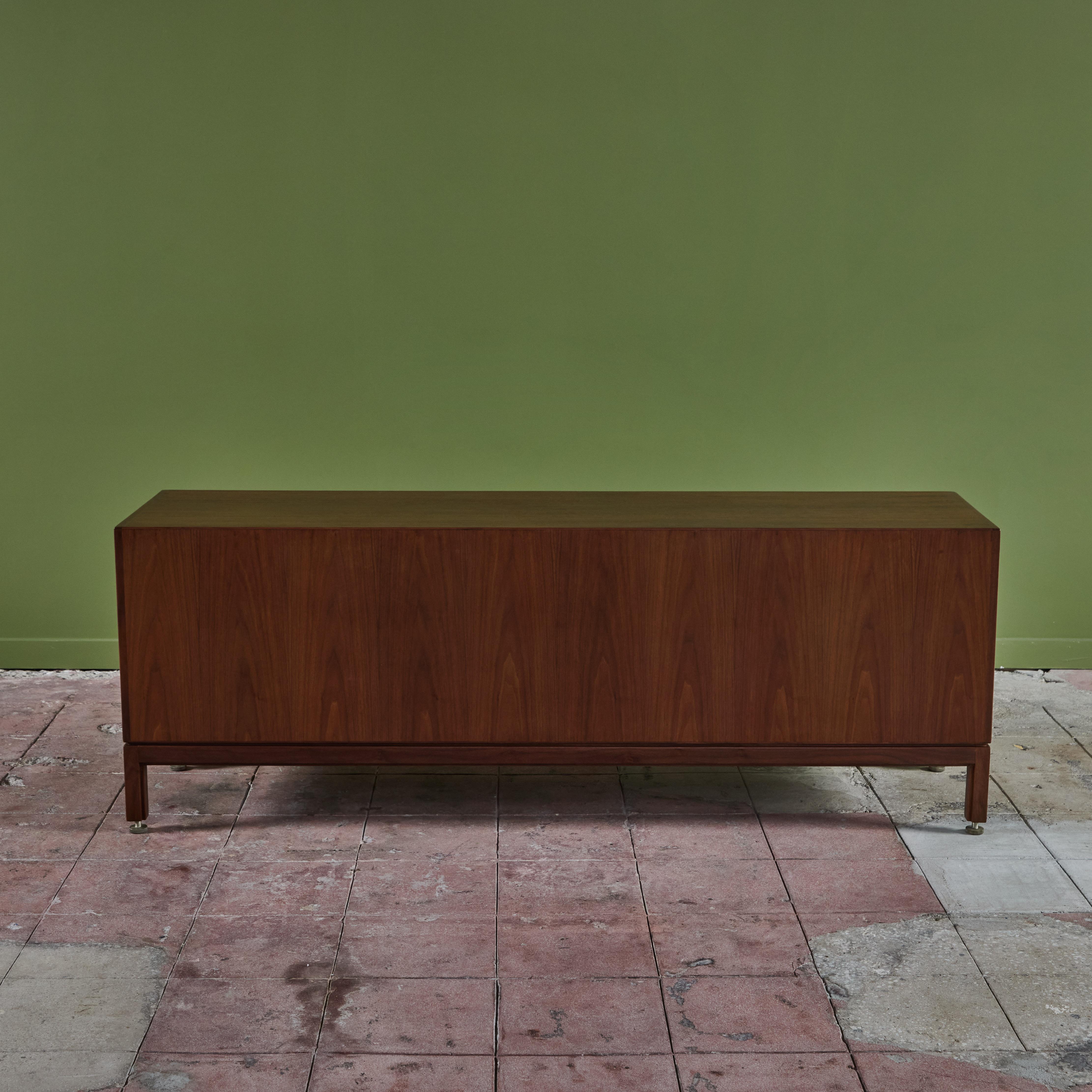 Walnut Credenza by Jens Risom For Sale 3