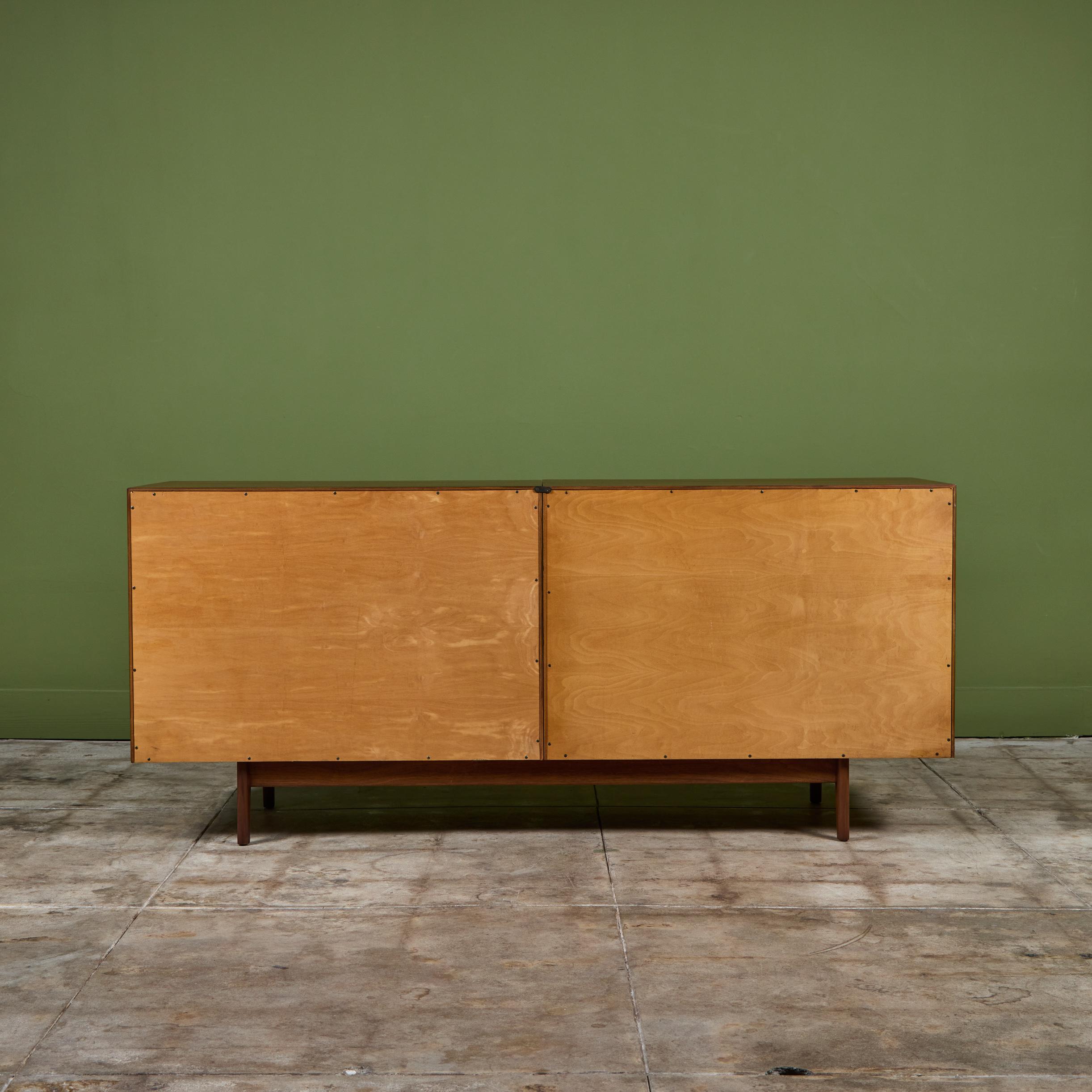 Walnut Credenza by Jens Risom For Sale 3