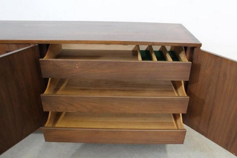 20th Century Walnut Credenza by Paul Browning for Stanley Furniture For Sale