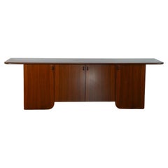 Walnut Credenza From the “Seven” Series by Luigi Saccardo for Gasparello
