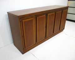 Broyhill Modern Walnut Credenza / Sever - Forward 70 Collection