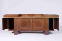 Walnut Cupboard by Silvio Coppola for Bernini, Italy, 1960s