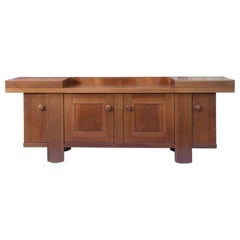 Walnut Cupboard by Silvio Coppola for Bernini, Italy, 1960s