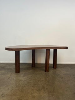 Walnut CURVAS desk by Vintage On Point