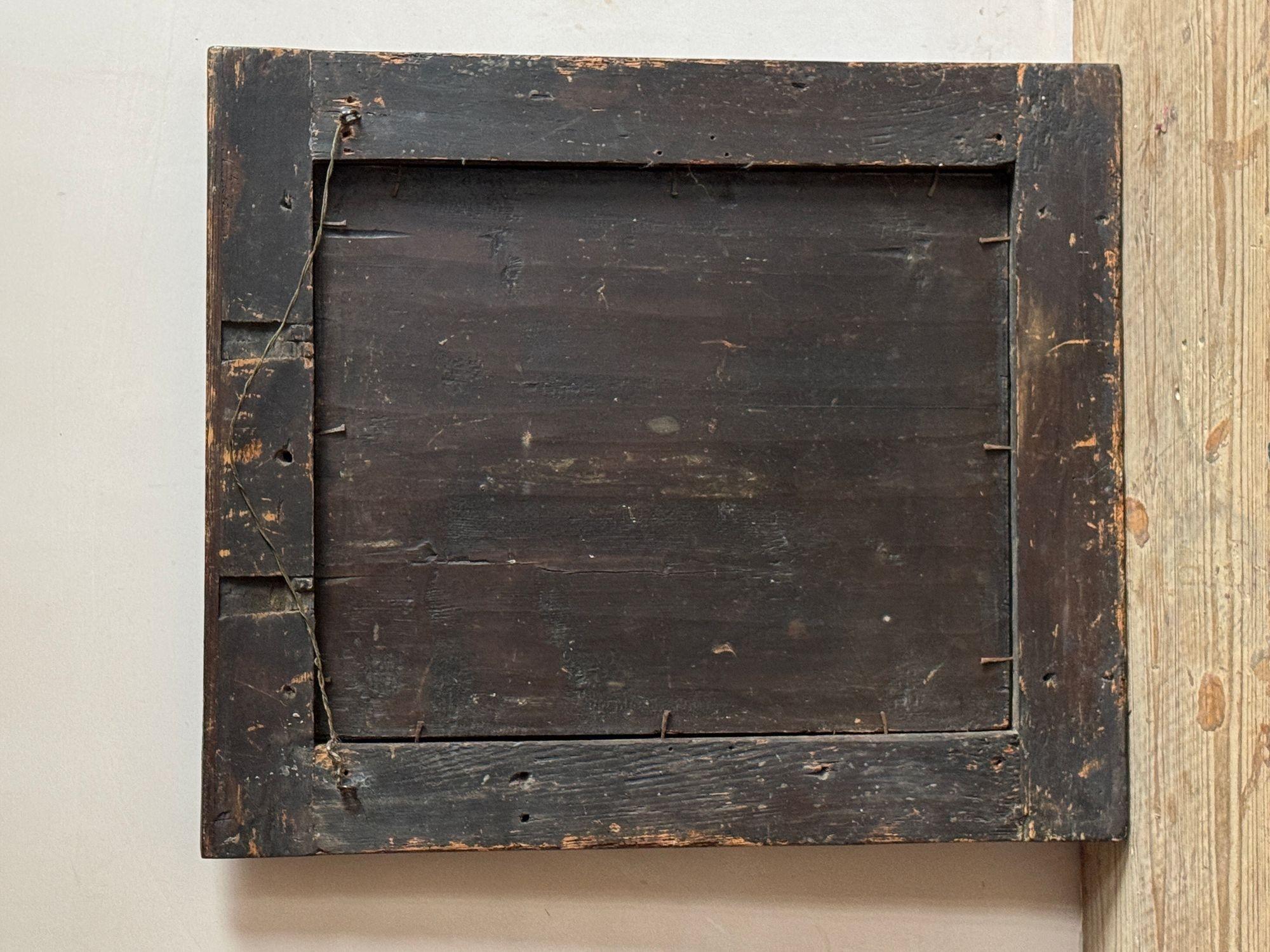 Walnut Cushion Frame Mirror en venta 2