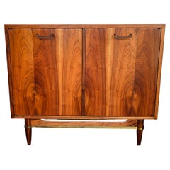 Walnut 'Dania' Small Cabinet by American of Martinsville