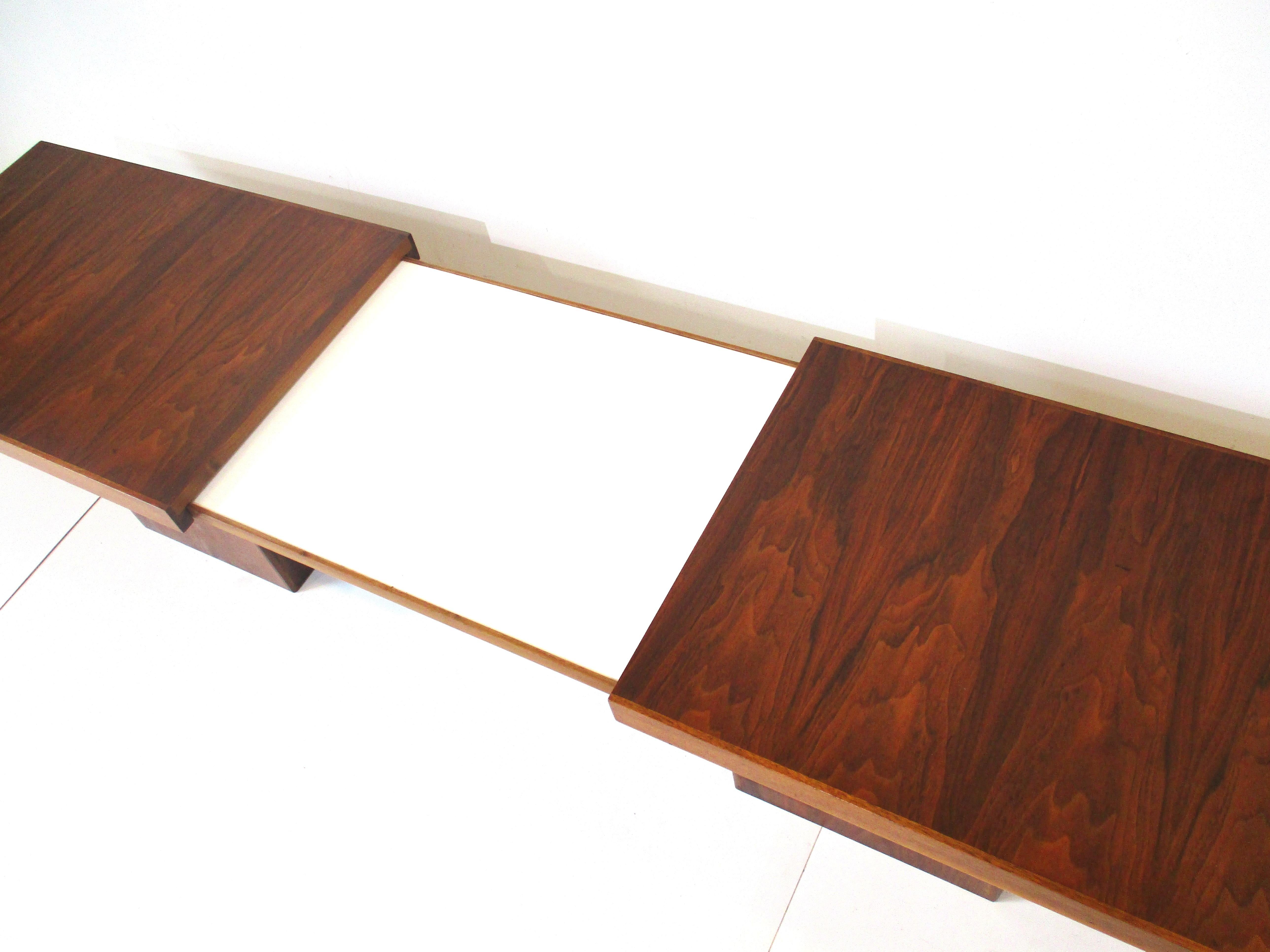 Walnut Danish Styled Expandable Coffee Table by Otmar  1