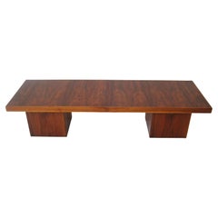 Walnut Danish Styled Expandable Coffee Table by Otmar 