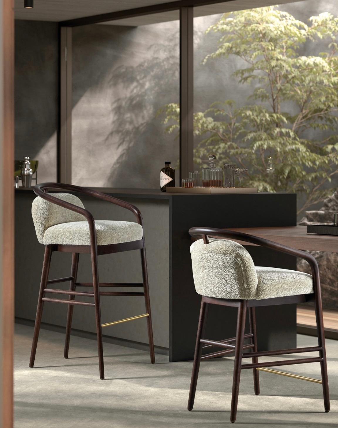 XXIe siècle et contemporain Tabouret de bar Essex moderne vert foncé en vente