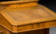 Walnut Davenport Desk, England, 19th Century