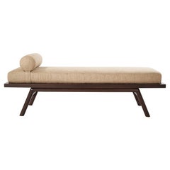 Walnut Daybed by T.H. Robsjohn-Gibbings, C. 1950s