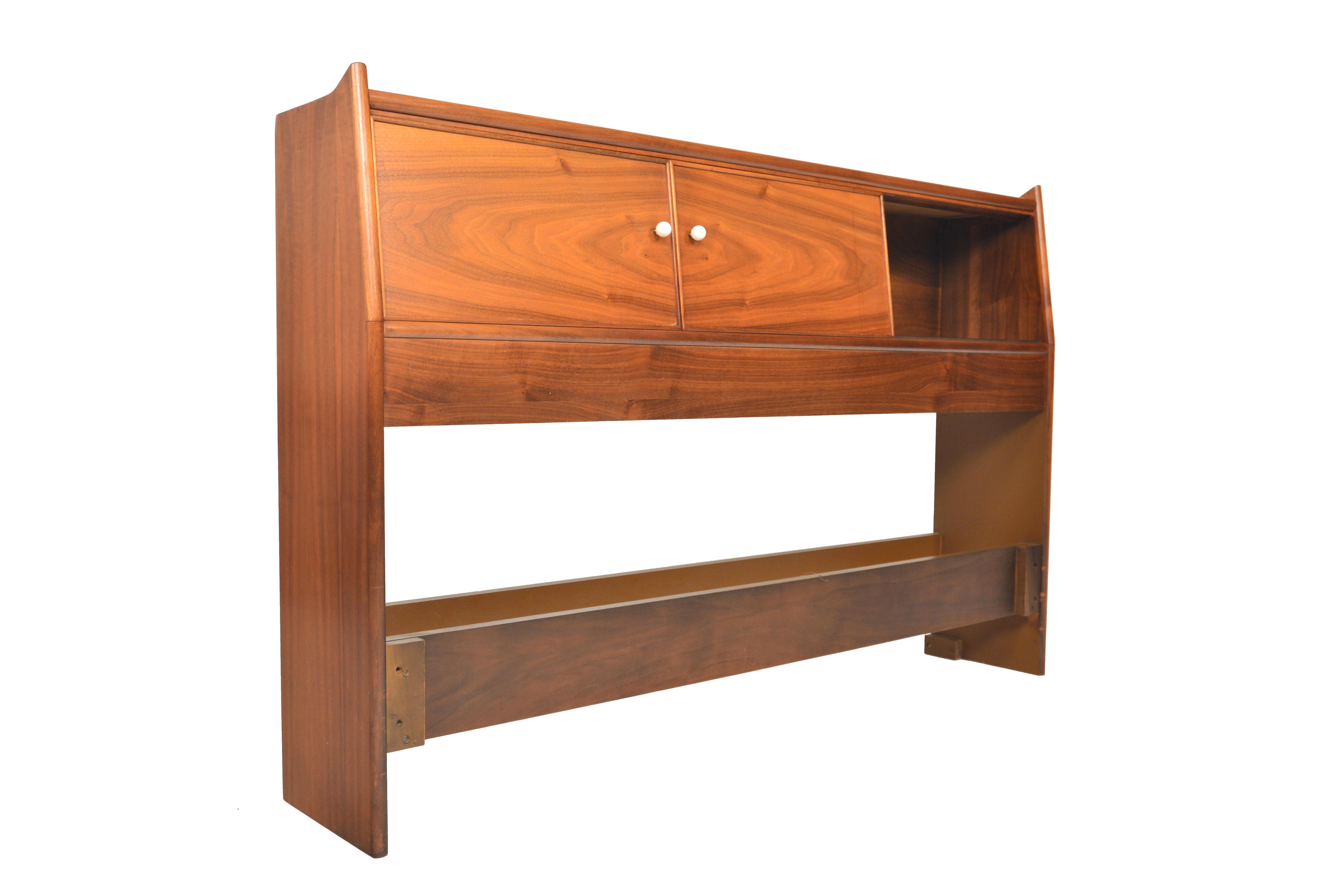 American Walnut 'Declaration Full Sized Headboard by Drexel