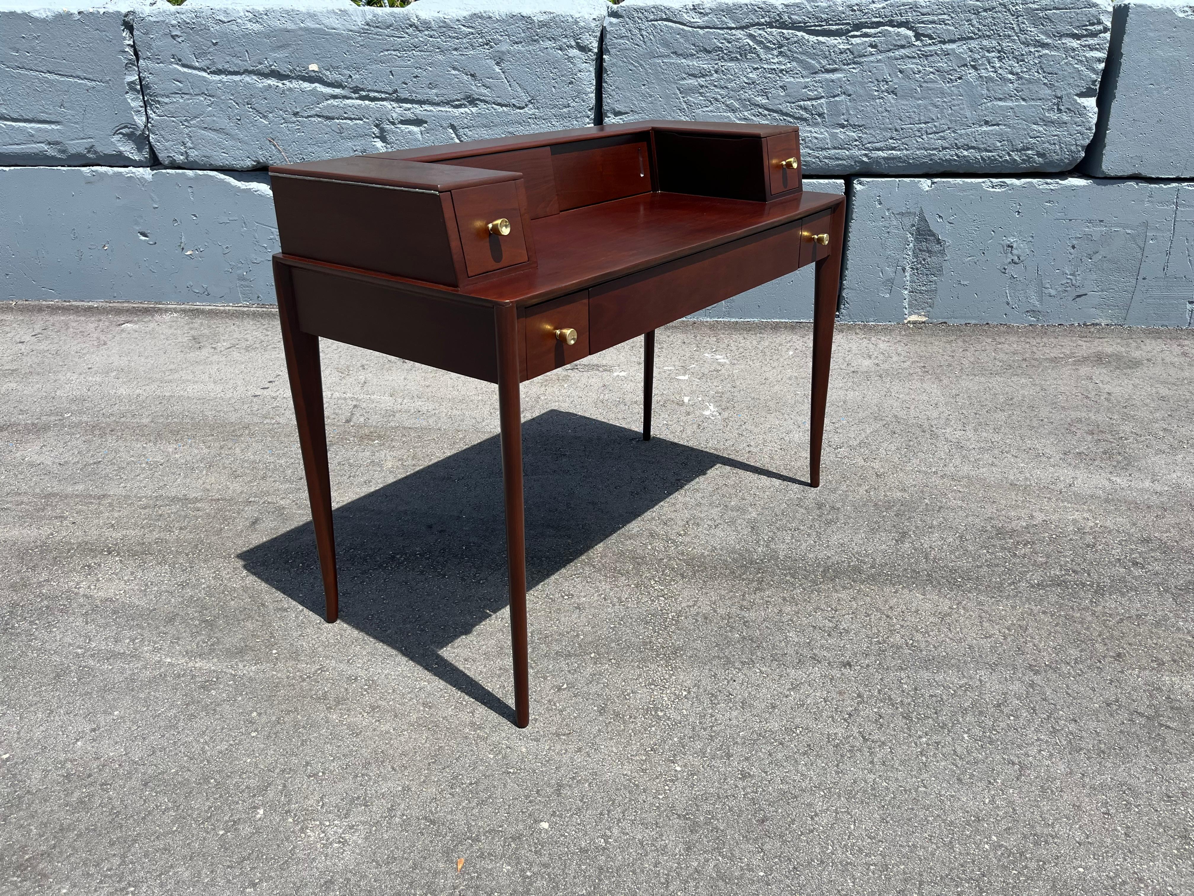 Mid-20th Century Walnut Desk by T.H.Robsjohn-Gibbings for Widdicomb For Sale