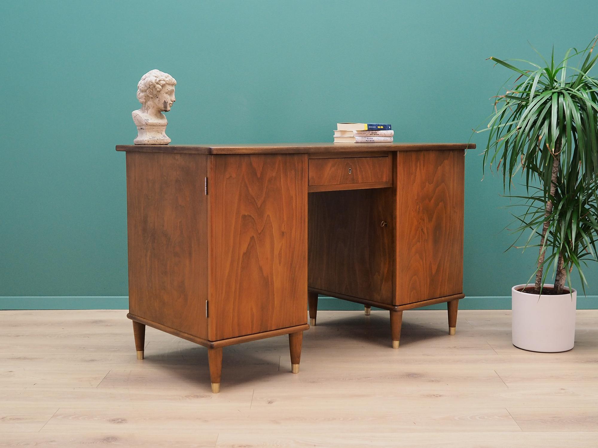 Scandinavian Modern Walnut Desk, Danish Design, 1970 For Sale