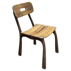 Walnut Dining Chair, Custom Wooden Chair, Wood Chair, Rustic Wood Chair
