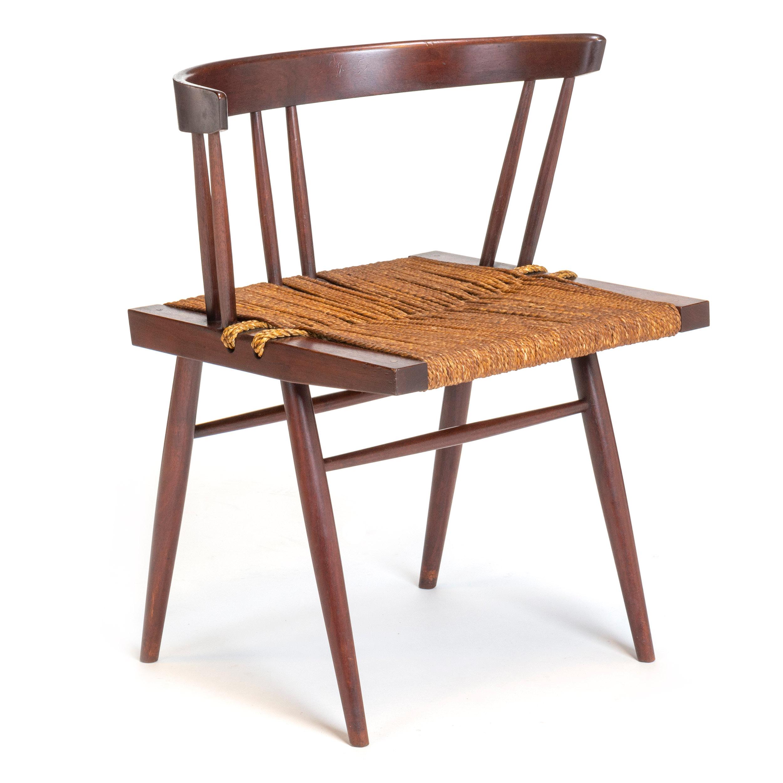 Walnut Dining Chair or Side Chair by George Nakashima In Good Condition In Sagaponack, NY