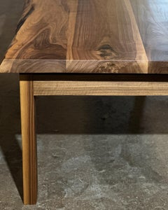 American Walnut Live Edge Dining Table, Made-to-Order, Hand crafted