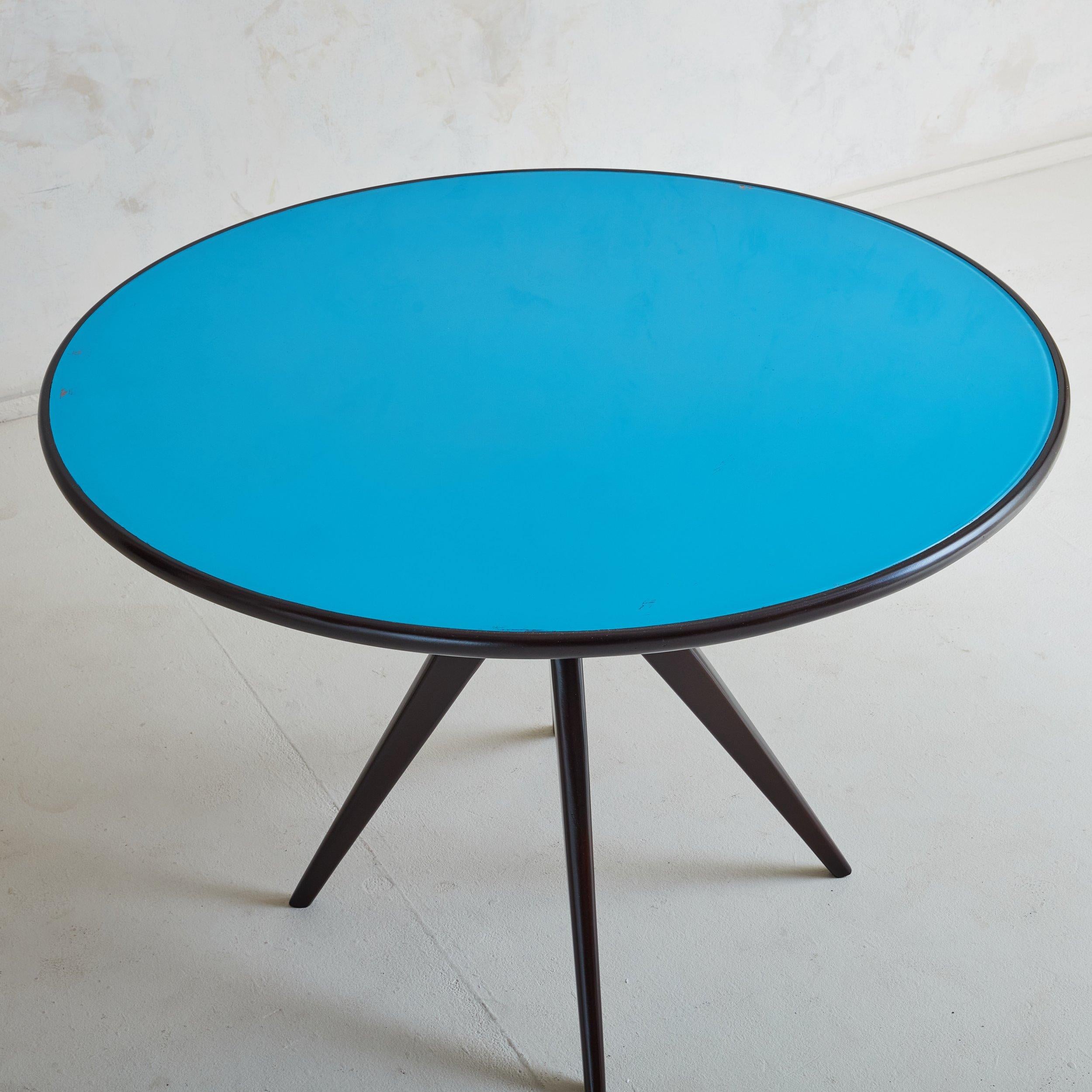 back painted glass dining table