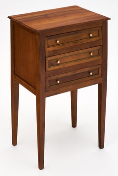 Walnut Directoire Style Side Table