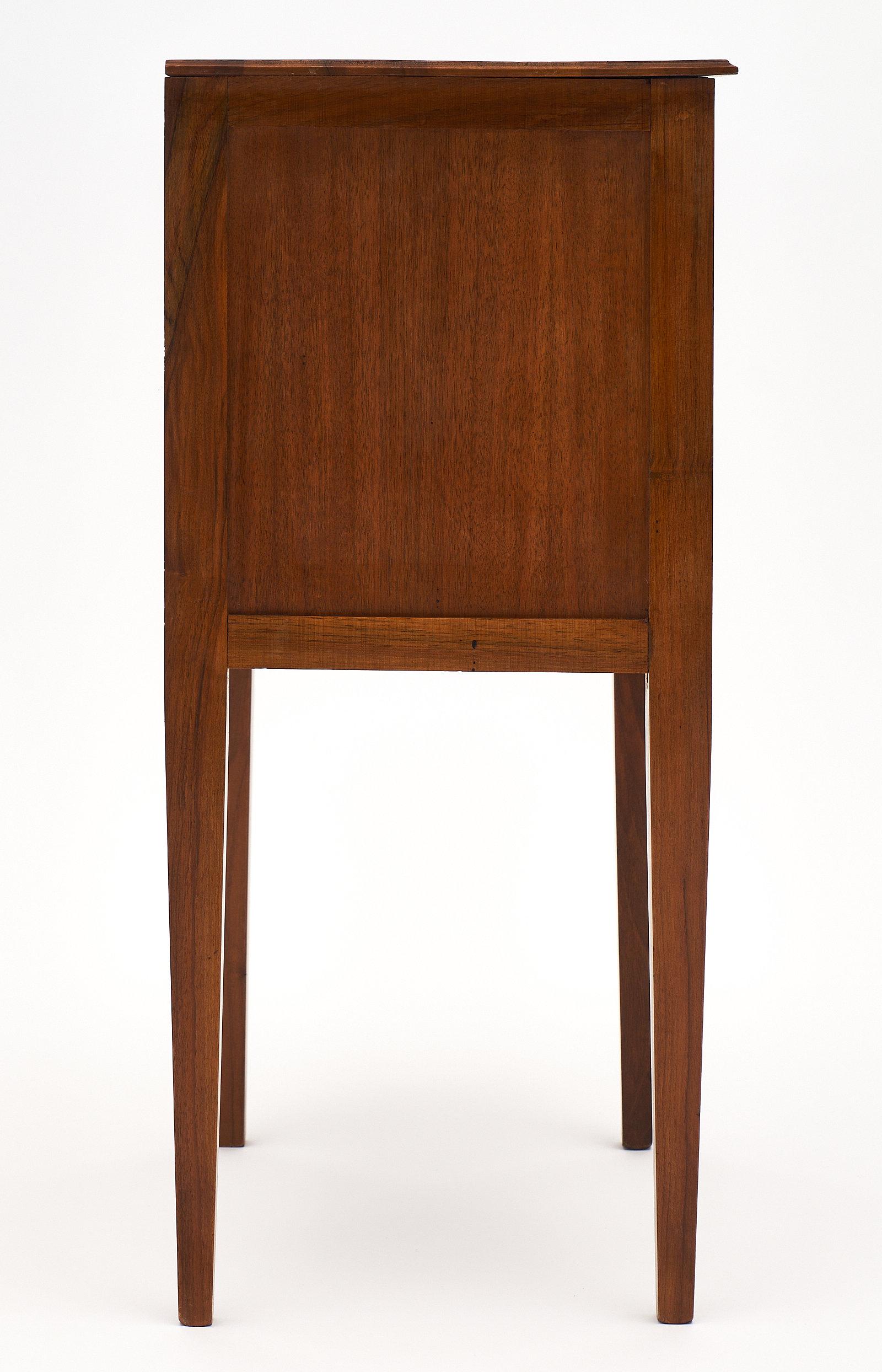 Walnut Directoire Style Side Table 1