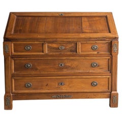 Antique Walnut Directory Secretary