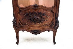 Walnut Display Case, France, Around 1880