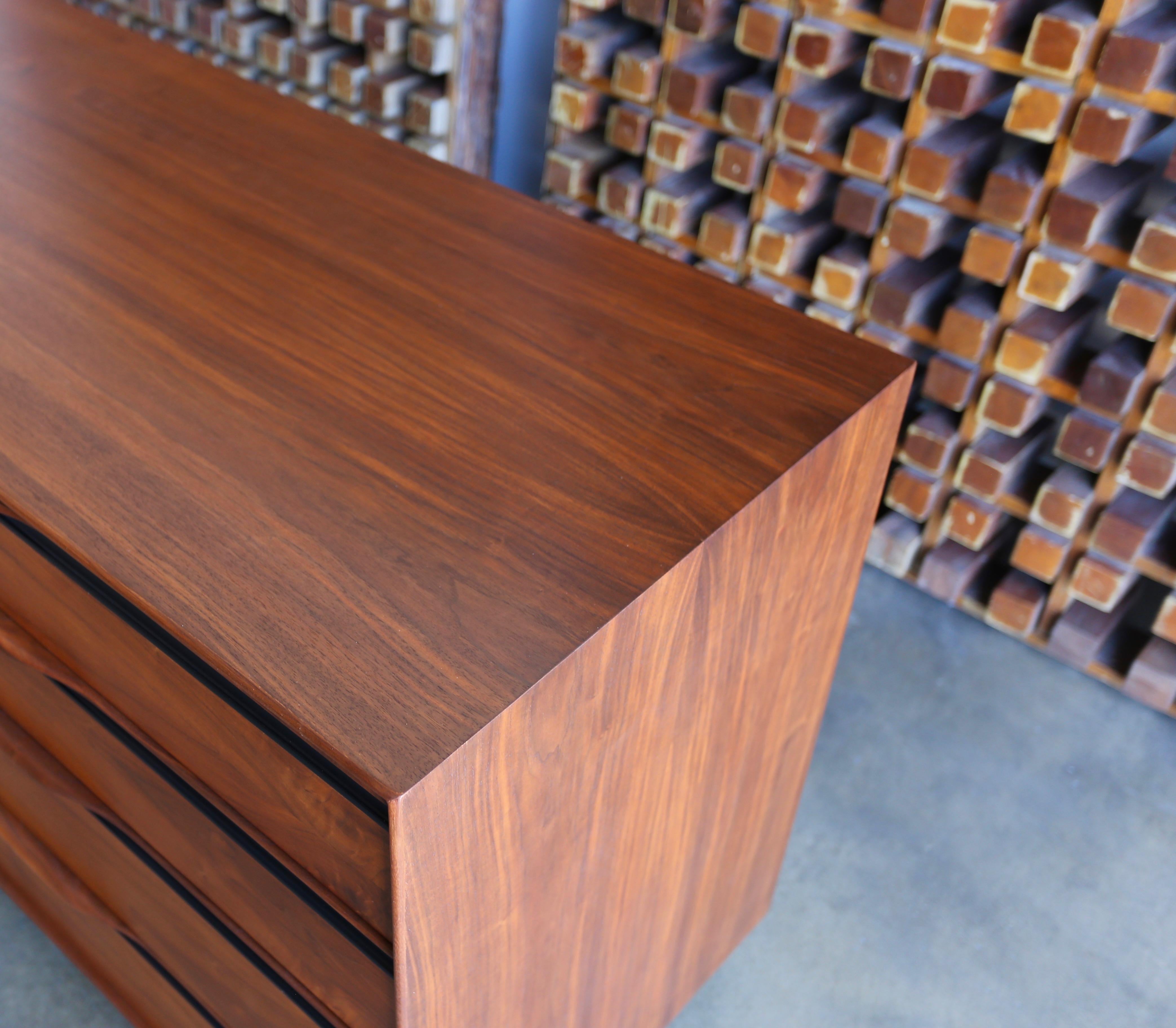 20th Century Walnut Dresser by John Kapel for Glenn of California