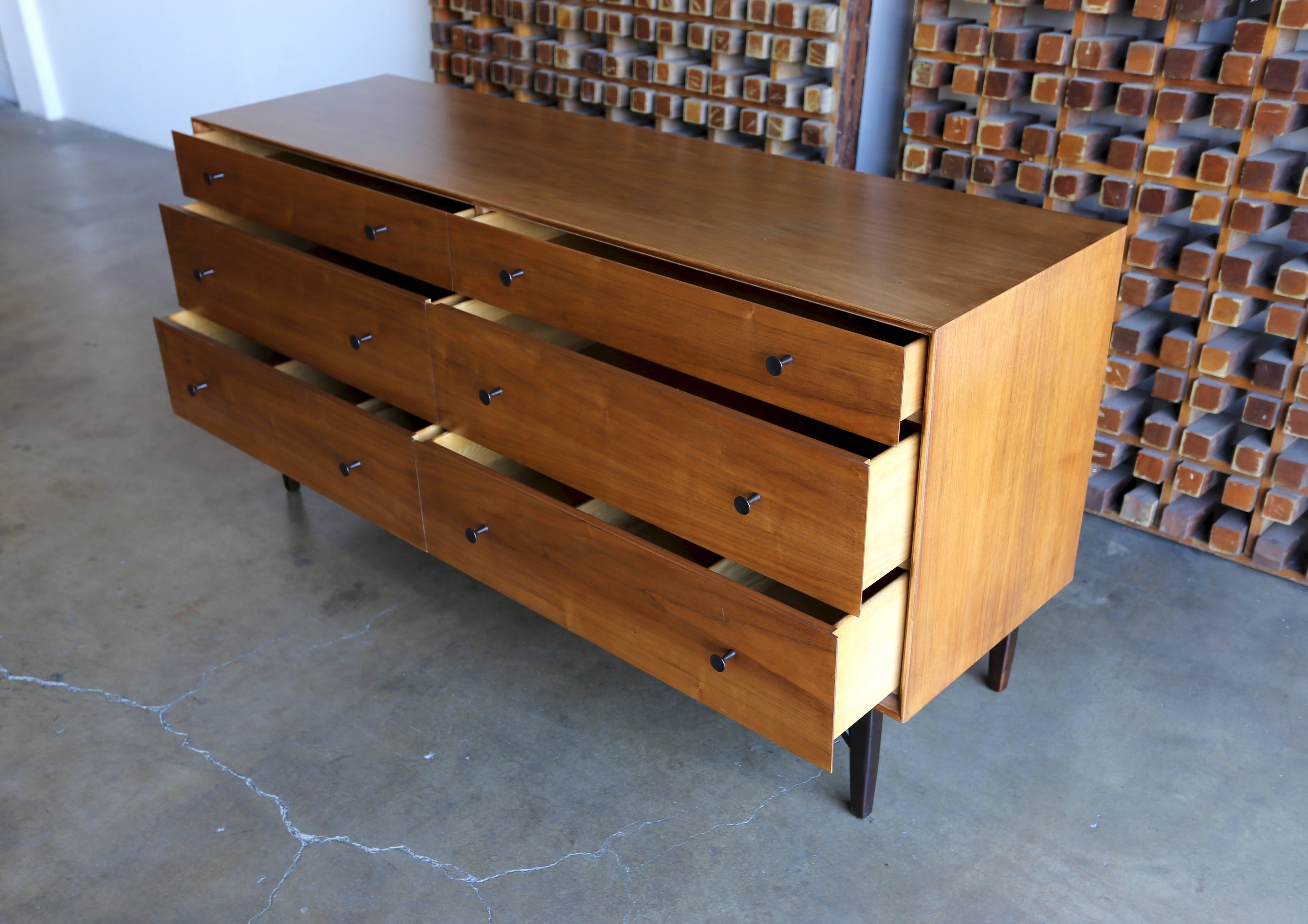 American Walnut Dresser by Milo Baughman for Glenn of California