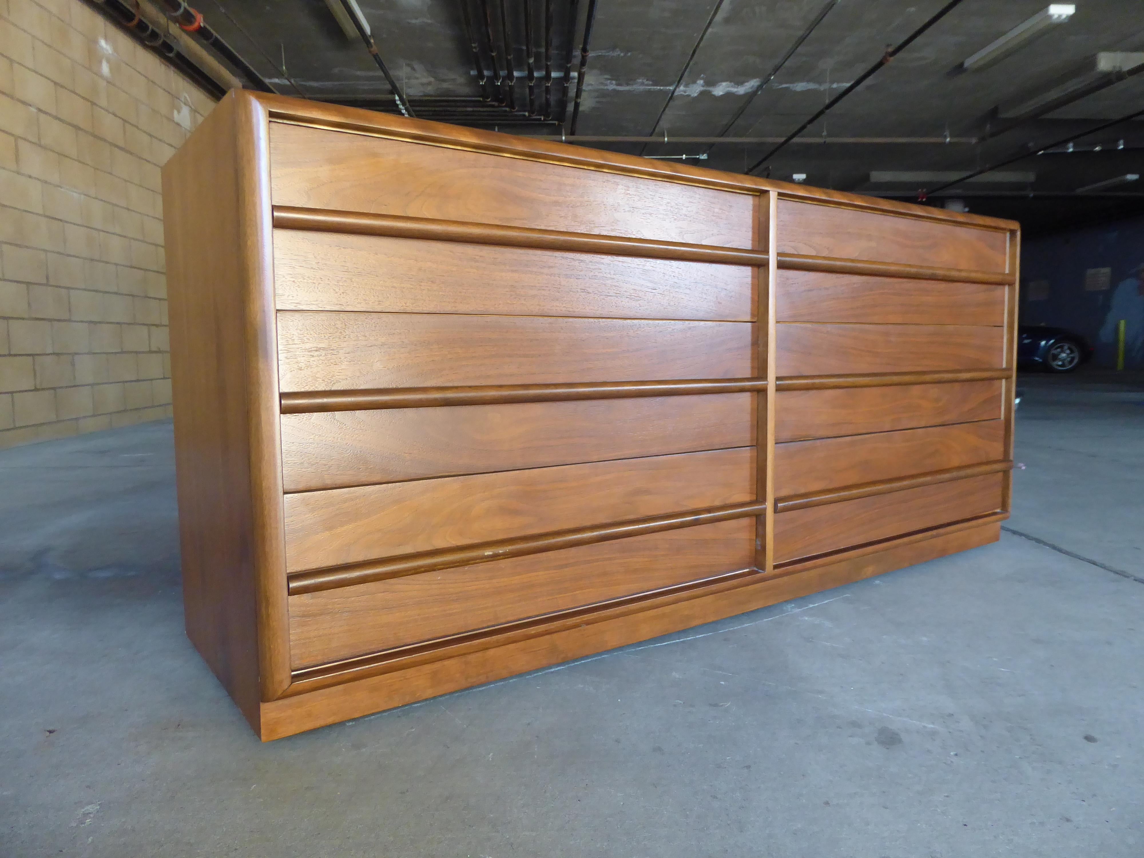 American Walnut Dresser by T. H. Robsjohn-Gibbings for Widdicomb Furniture
