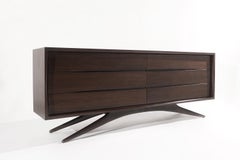 Walnut Dresser by Vladimir Kagan for Grosfeld House, NY, circa 1950s