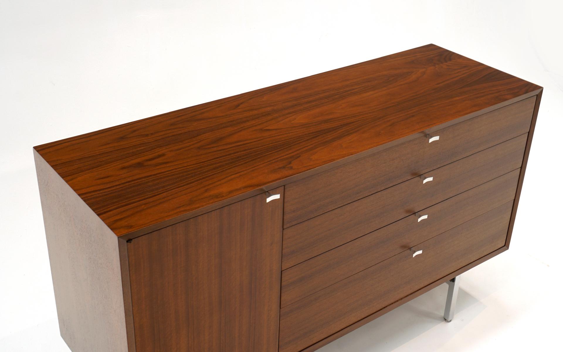 American Walnut Dresser / Storage Cabinet by George Nelson.  Beautiful Condition.