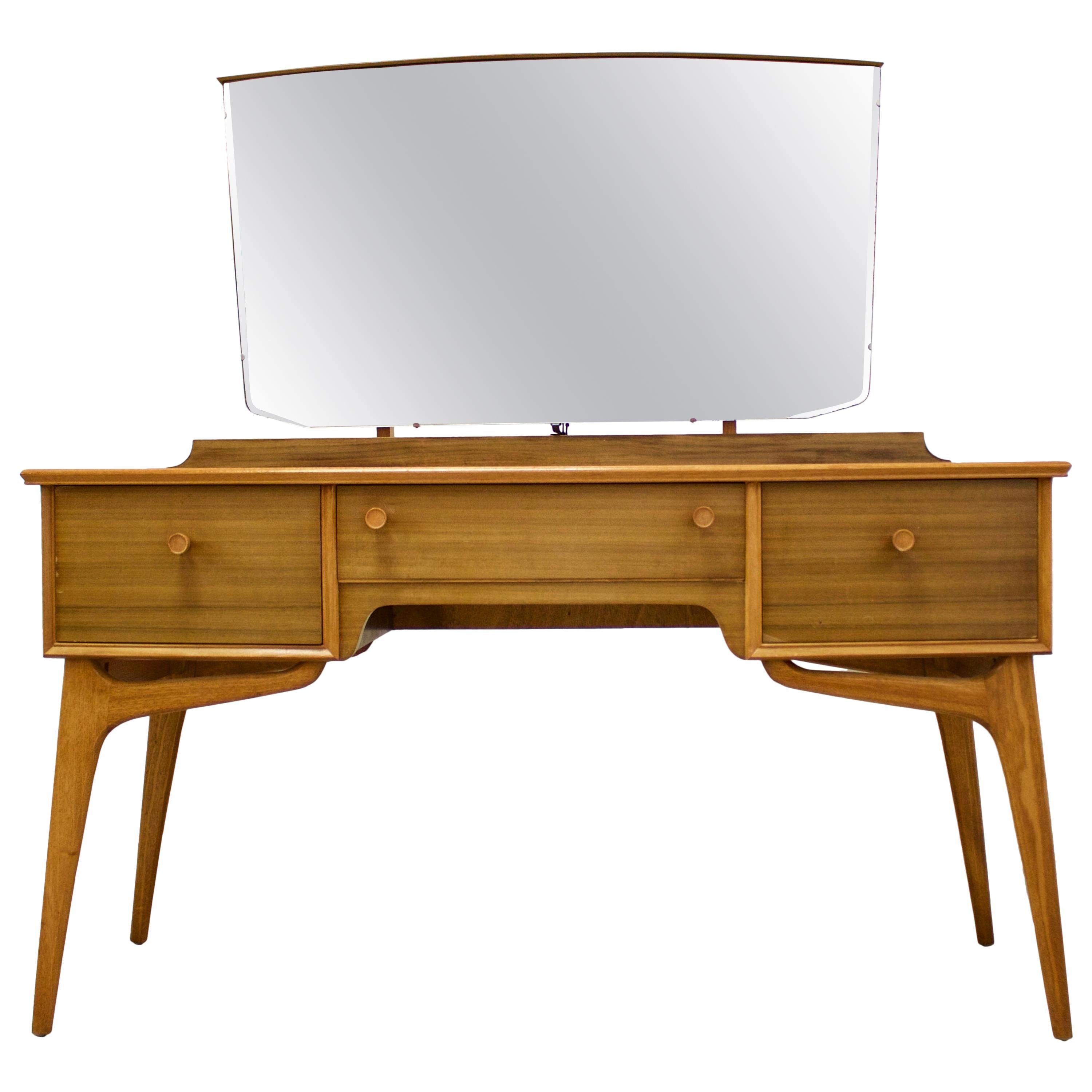 Walnut Dressing Table by Alfred Cox for Heal's, 1950s