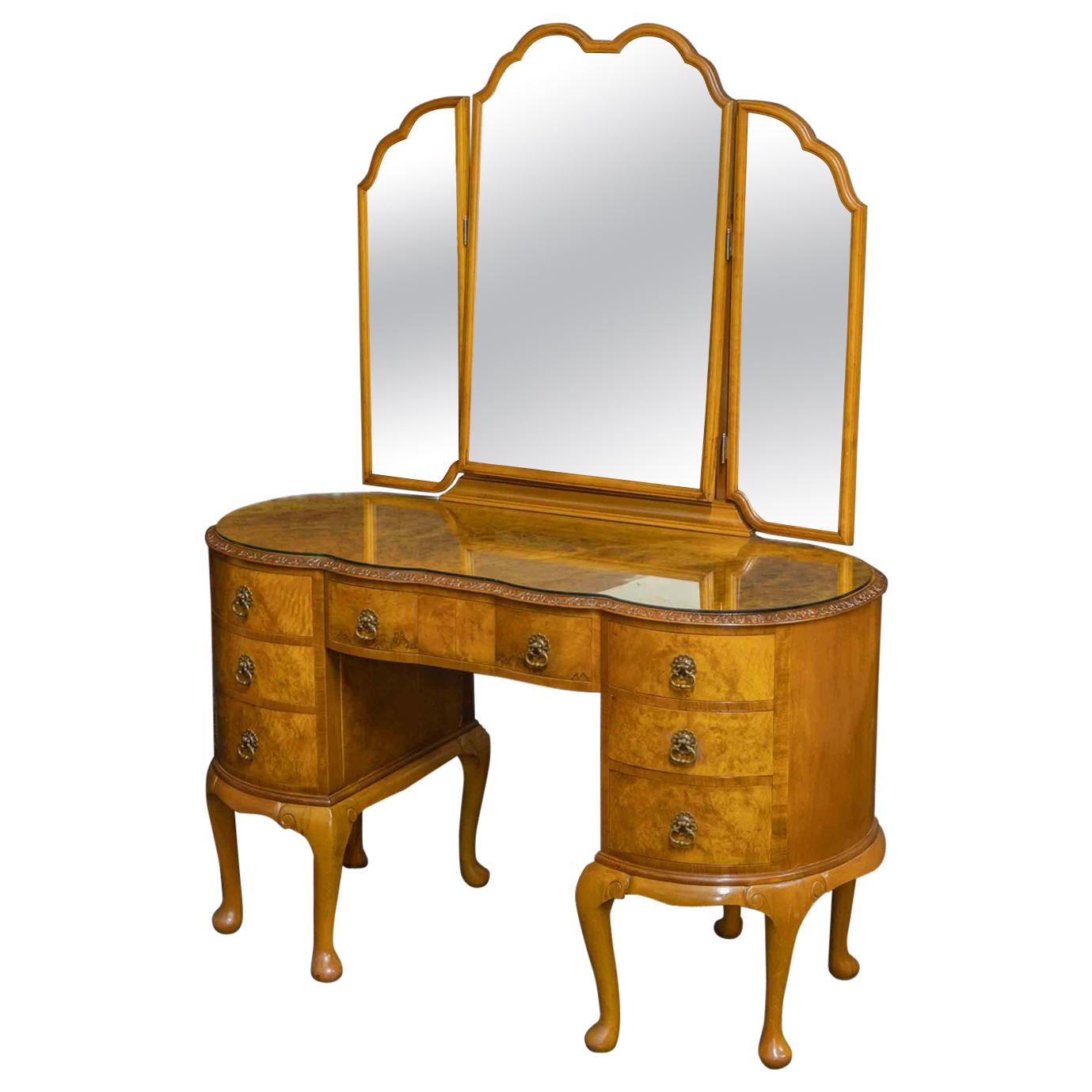 Walnut Dressing Table