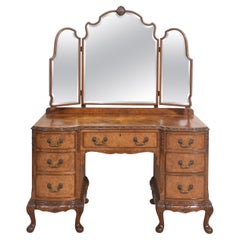 Walnut dressing table