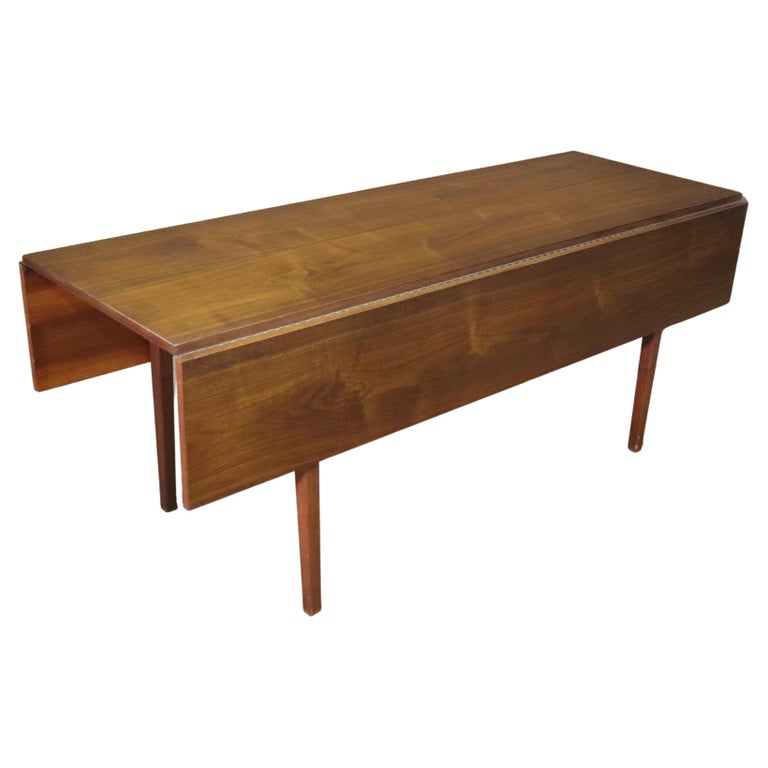 Walnut Drop Leaf Dining Table For Sale at 1stDibs used drop leaf
