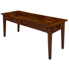 Walnut Early 19th Century Farm Table