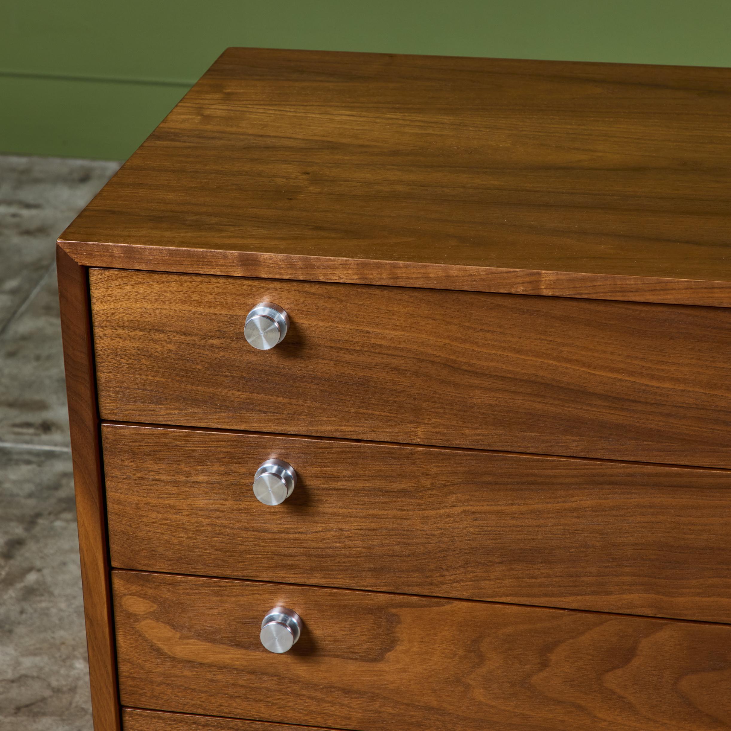 Walnut Eight Drawer Dresser 6