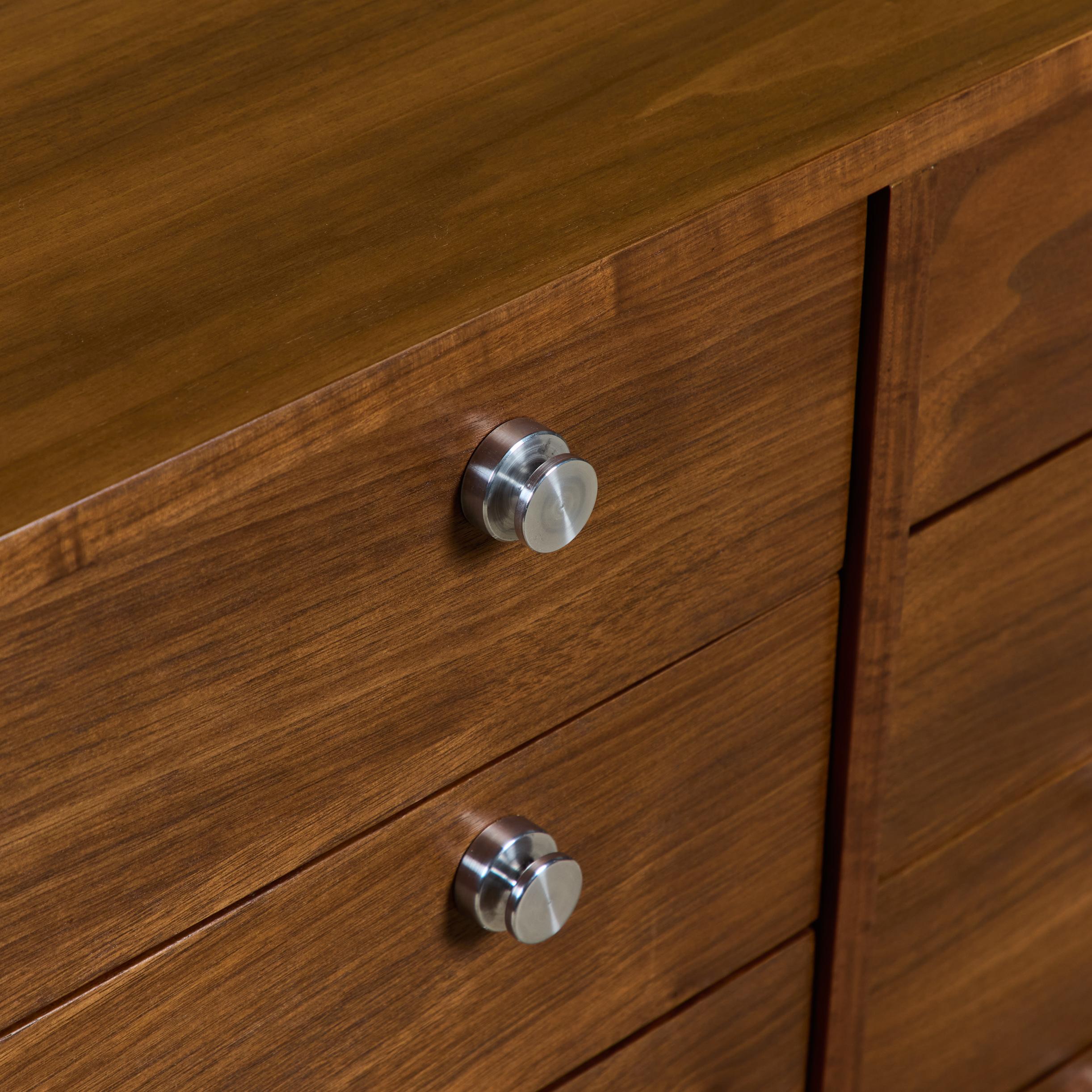 Walnut Eight Drawer Dresser 12