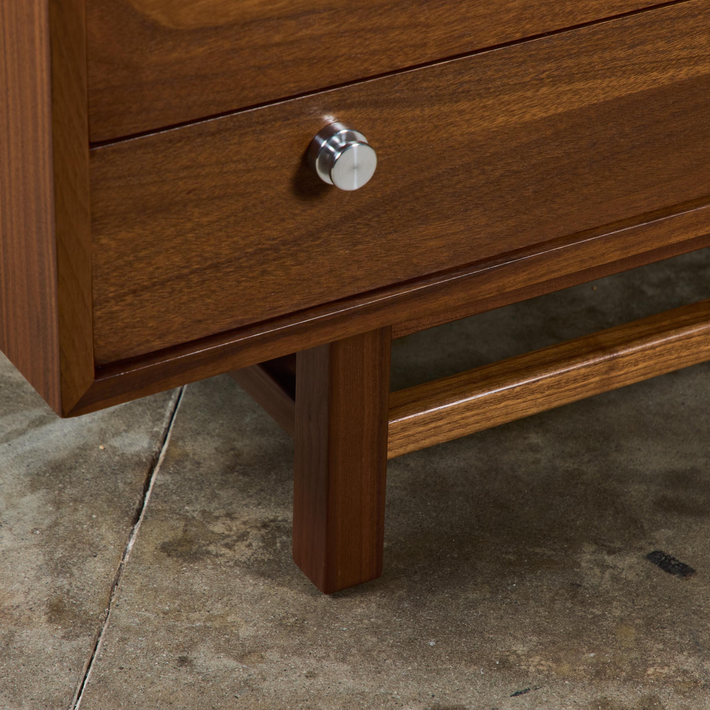 Walnut Eight Drawer Dresser 13