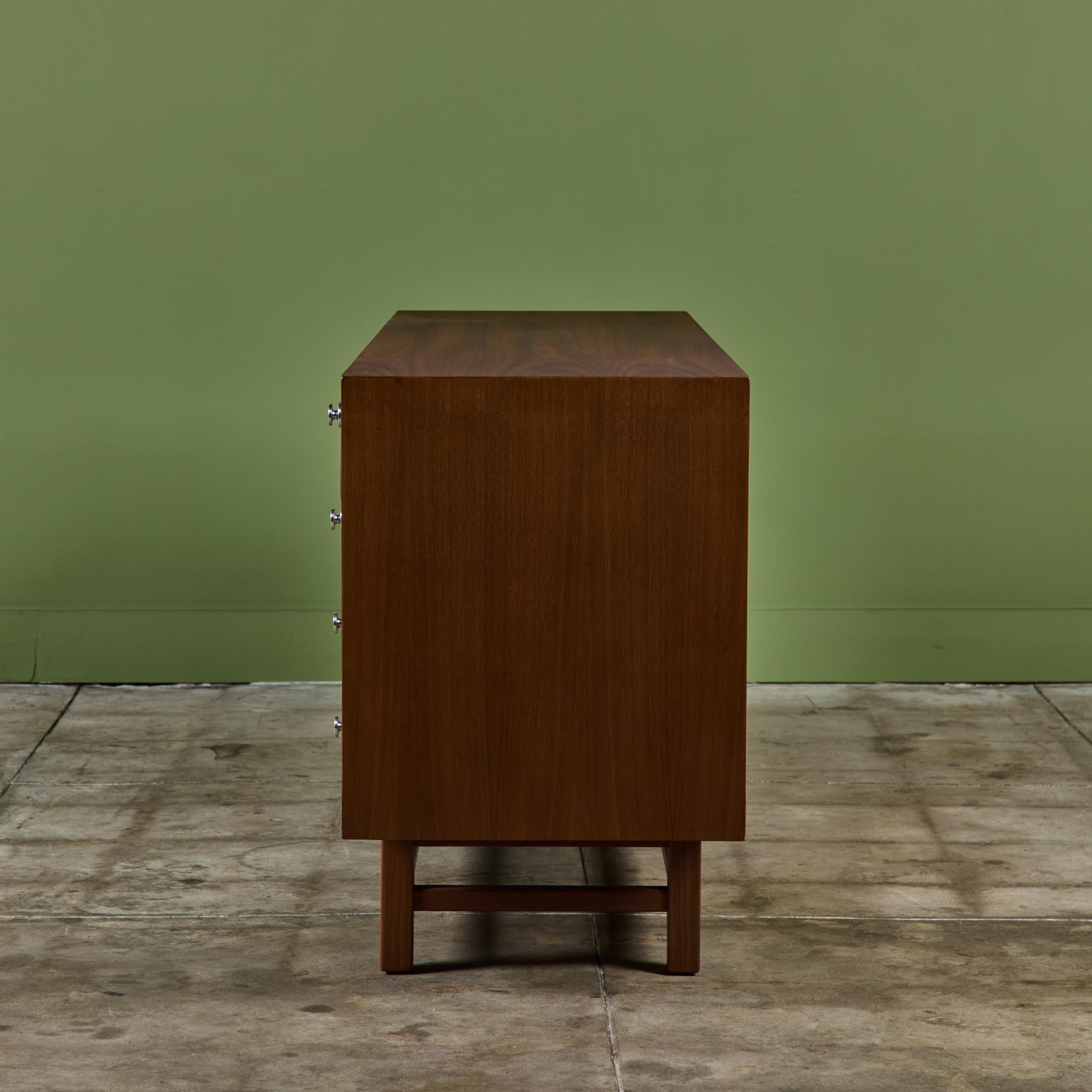 American Walnut Eight Drawer Dresser