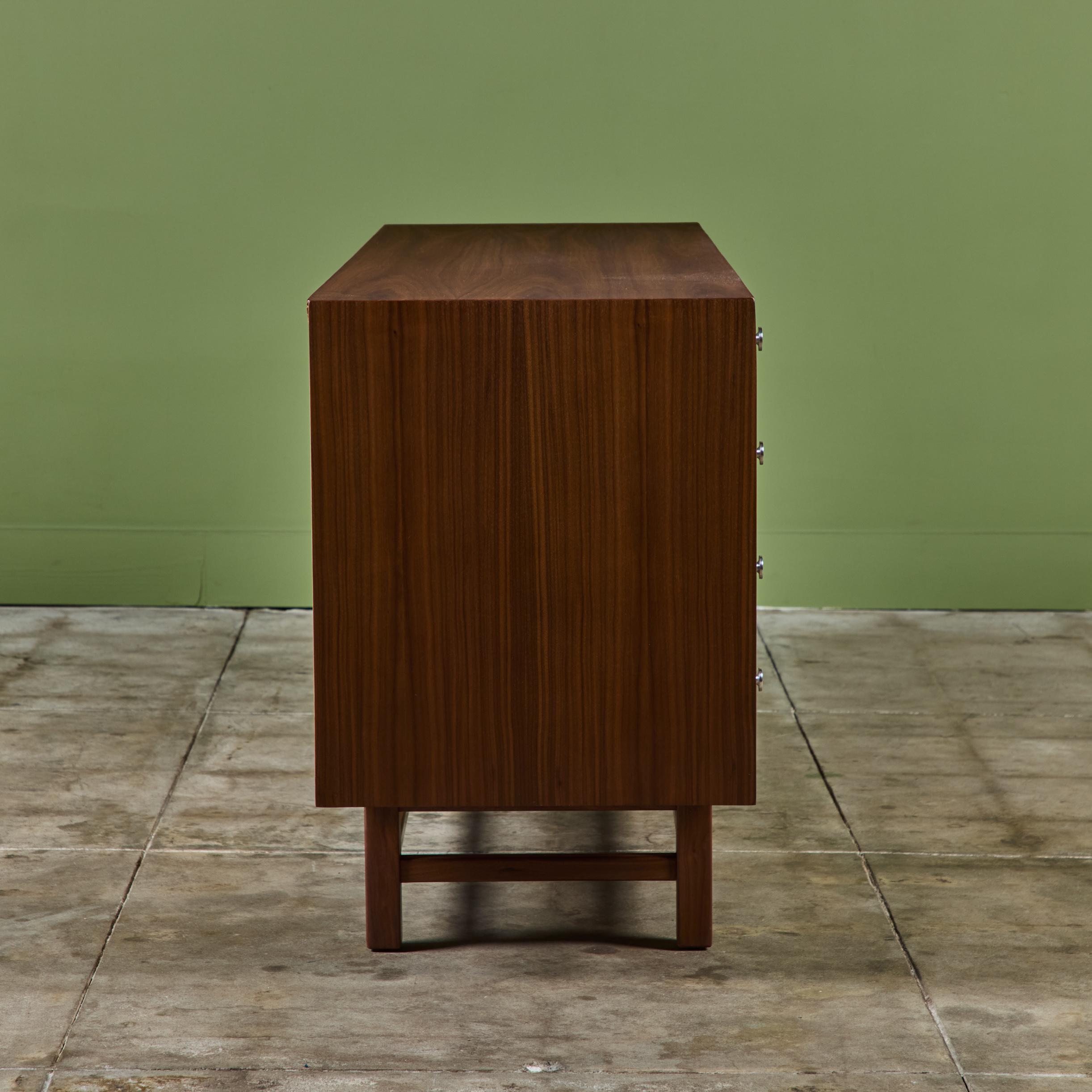 20th Century Walnut Eight Drawer Dresser