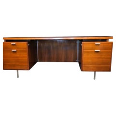 Walnut 'EOG' Executive Desk George Nelson for Herman Miller, 1960