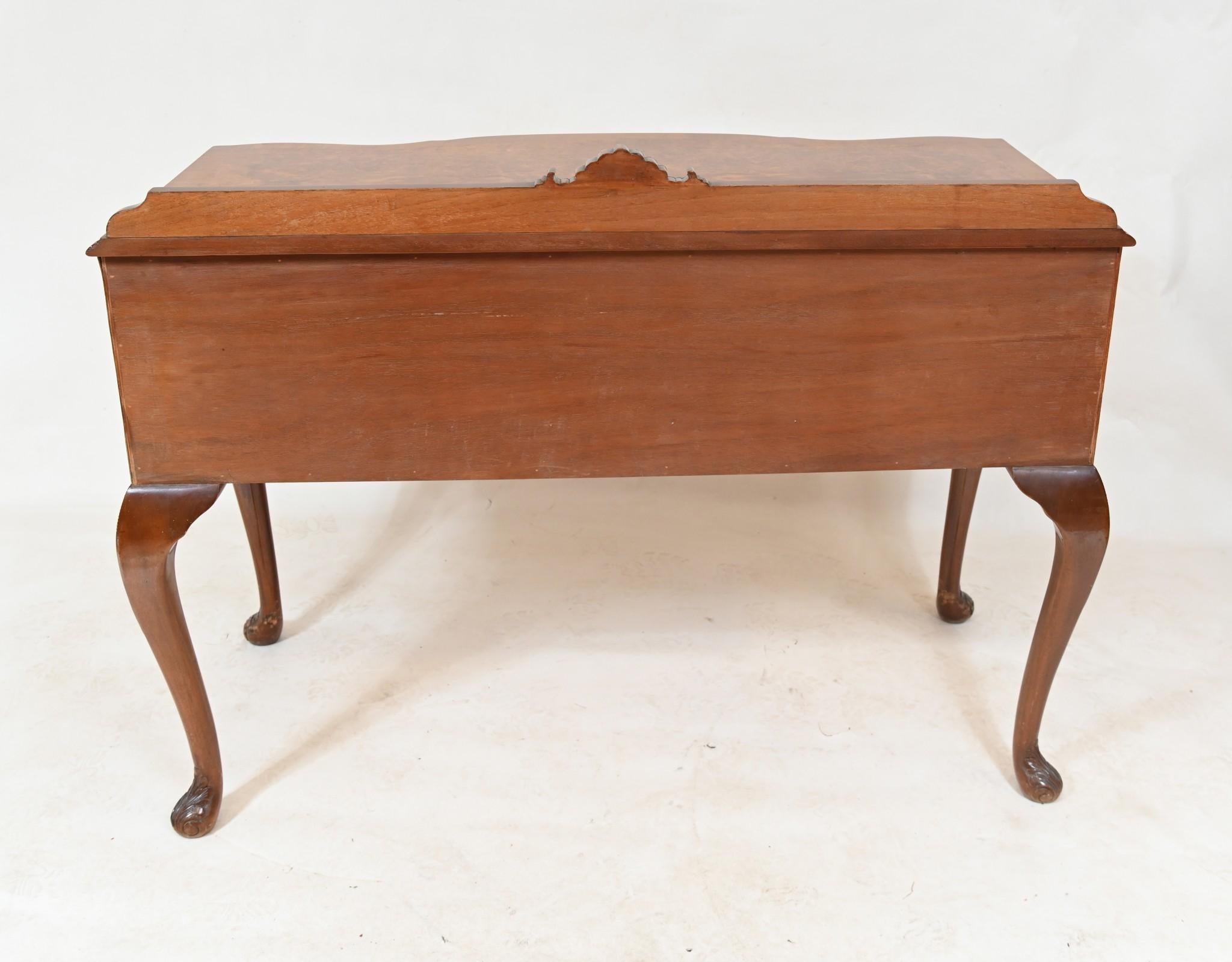 Walnut Epstein Sideboard Antique Serving Table 1930s For Sale 1